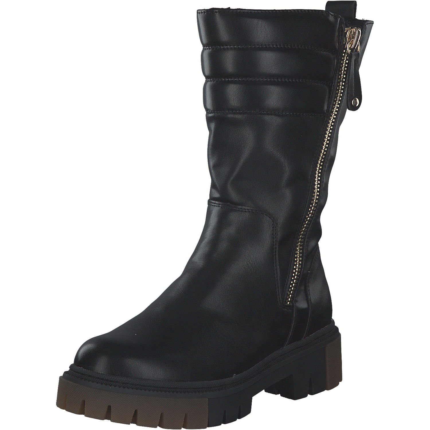 Marco Tozzi 26861, Winterstiefel, Damen, black/ gold