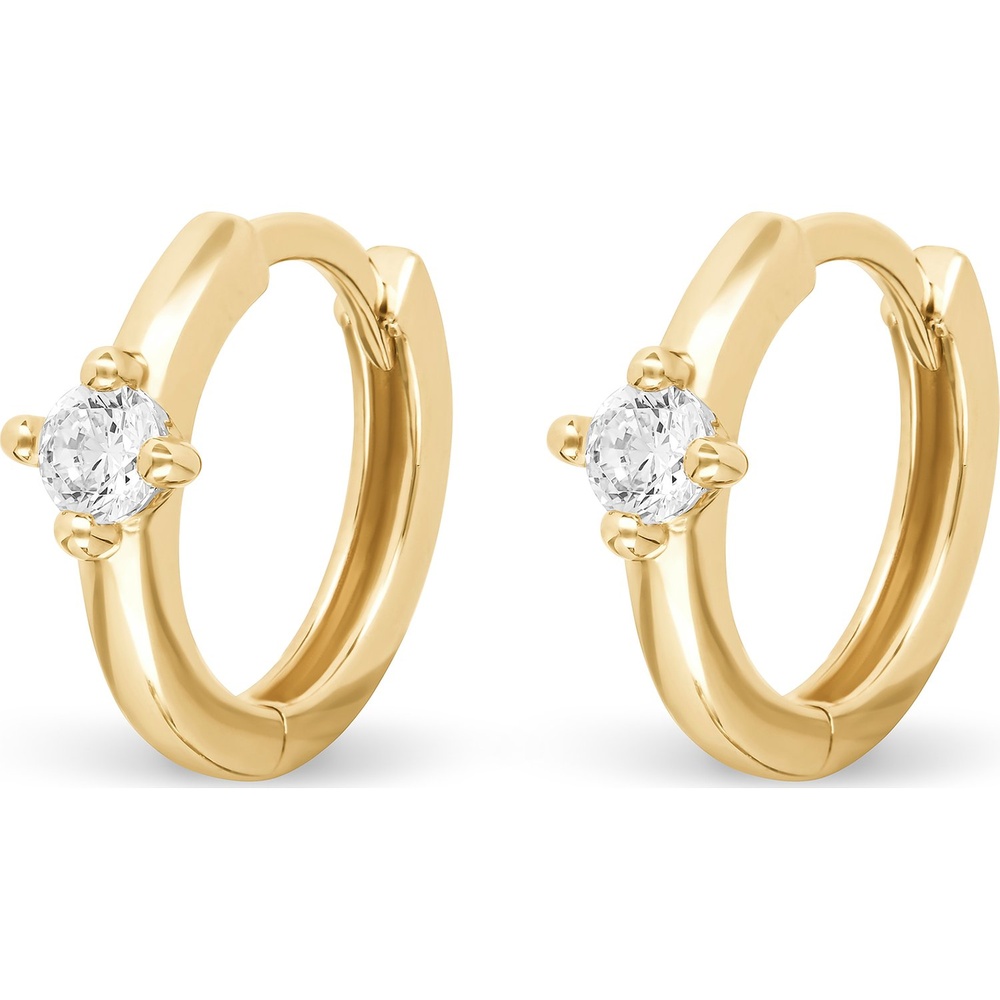 FAVS Créoles 585 Or jaune Boucles d'oreilles