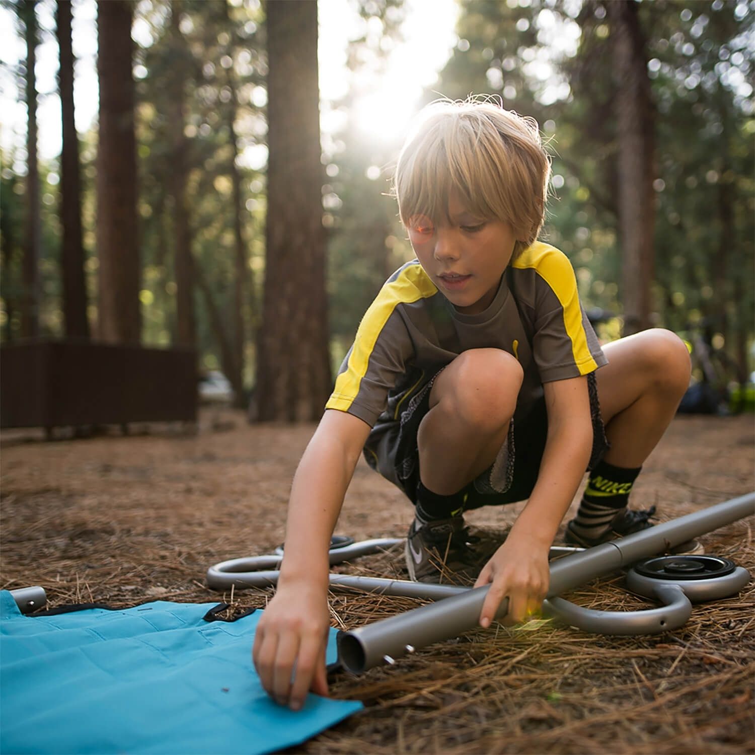 Campingbett Kid-O-Bed runder Rahmen