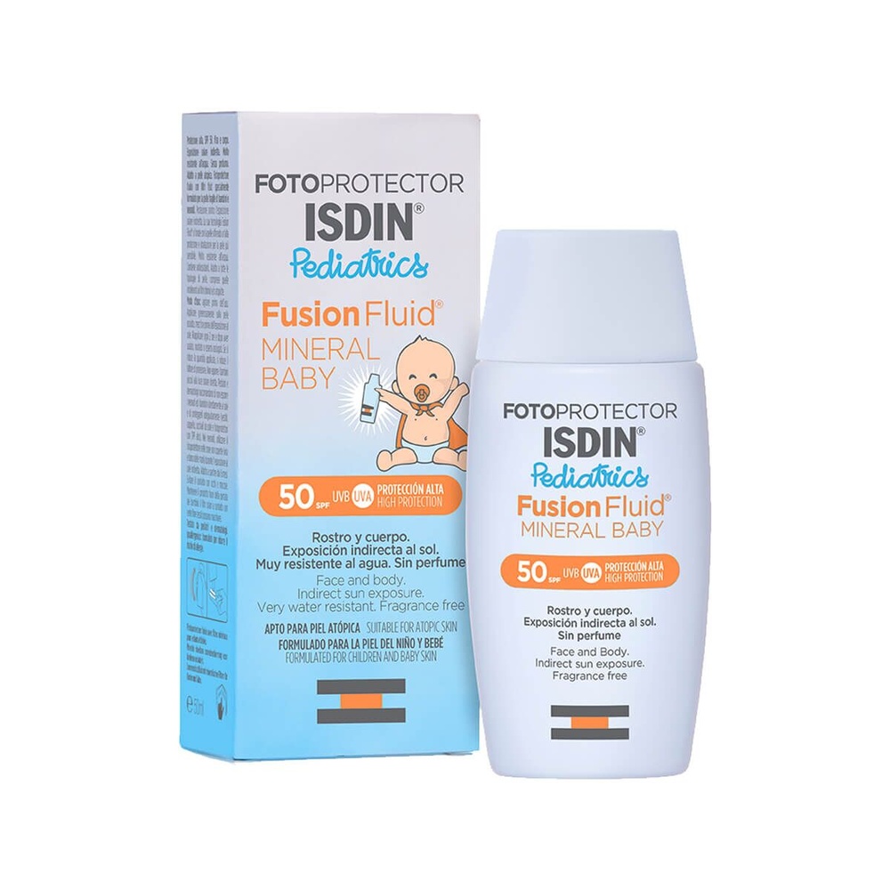 isdin Mineral Baby Crème solaire visage pour enfant SPF50