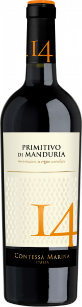 Contessa Marina Primitivo di Manduria DOC 14 Contessa Marina Italien  trocken - 6er Karton