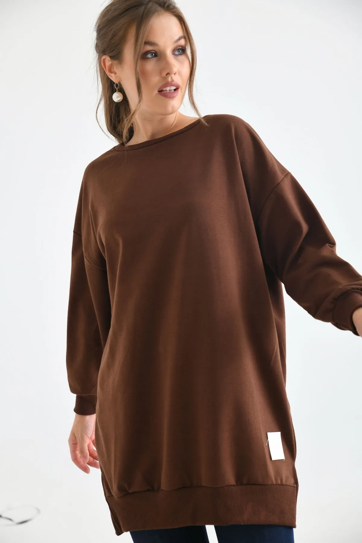 VOLT CLOTHİNG  Tuniken - Braun - Relaxed Fit