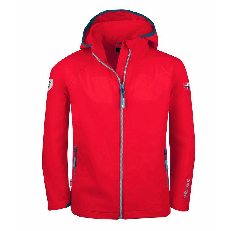Trollkids Kvalvika Softshelljacke Kinder