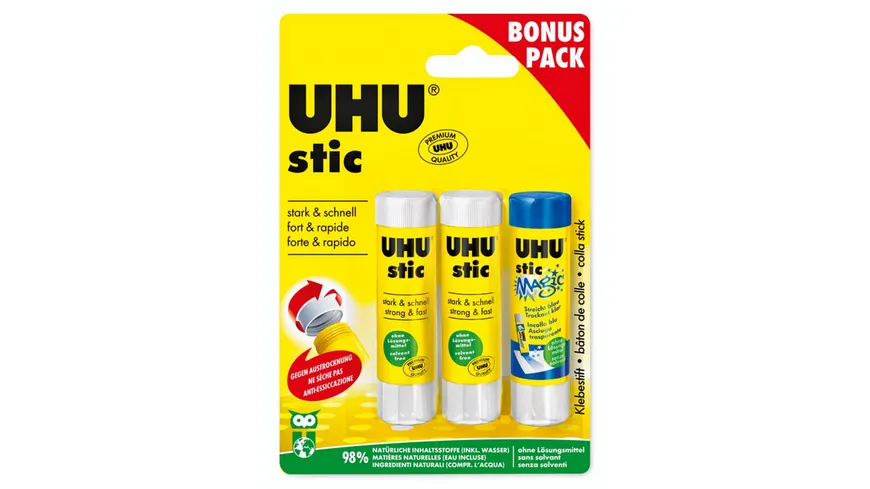 UHU Klebestift 2+1Magic Stick 24.6 g