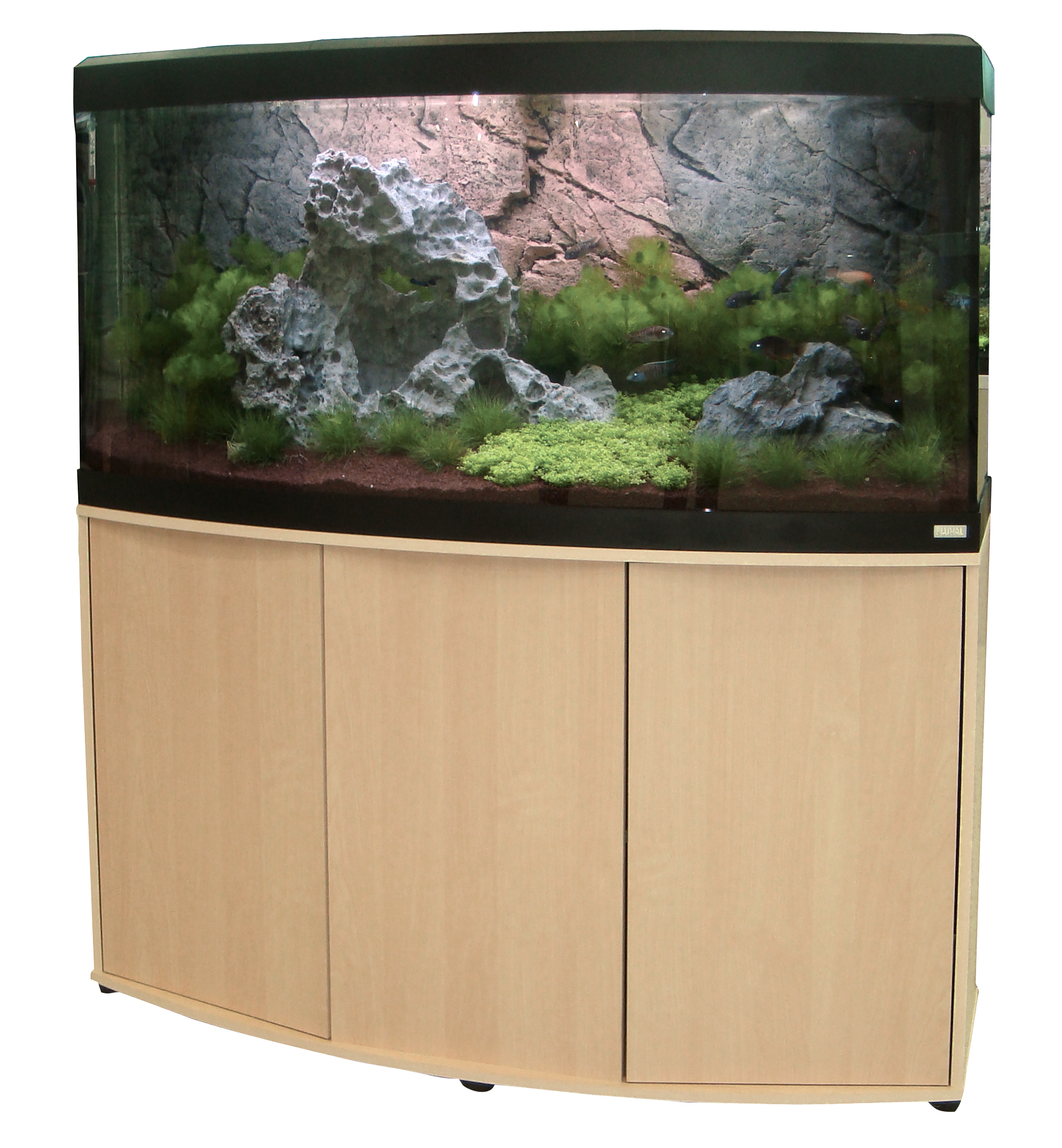 Hagen Aquarienkombinationen Hagen Fluval Vicenza 260 Kombi Ahorn