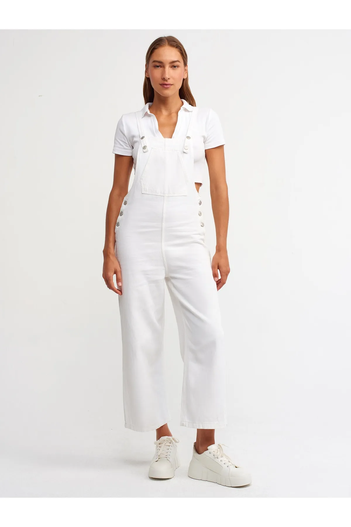 Dilvin  70296 Strap-Strap Hausschuhe-weiß