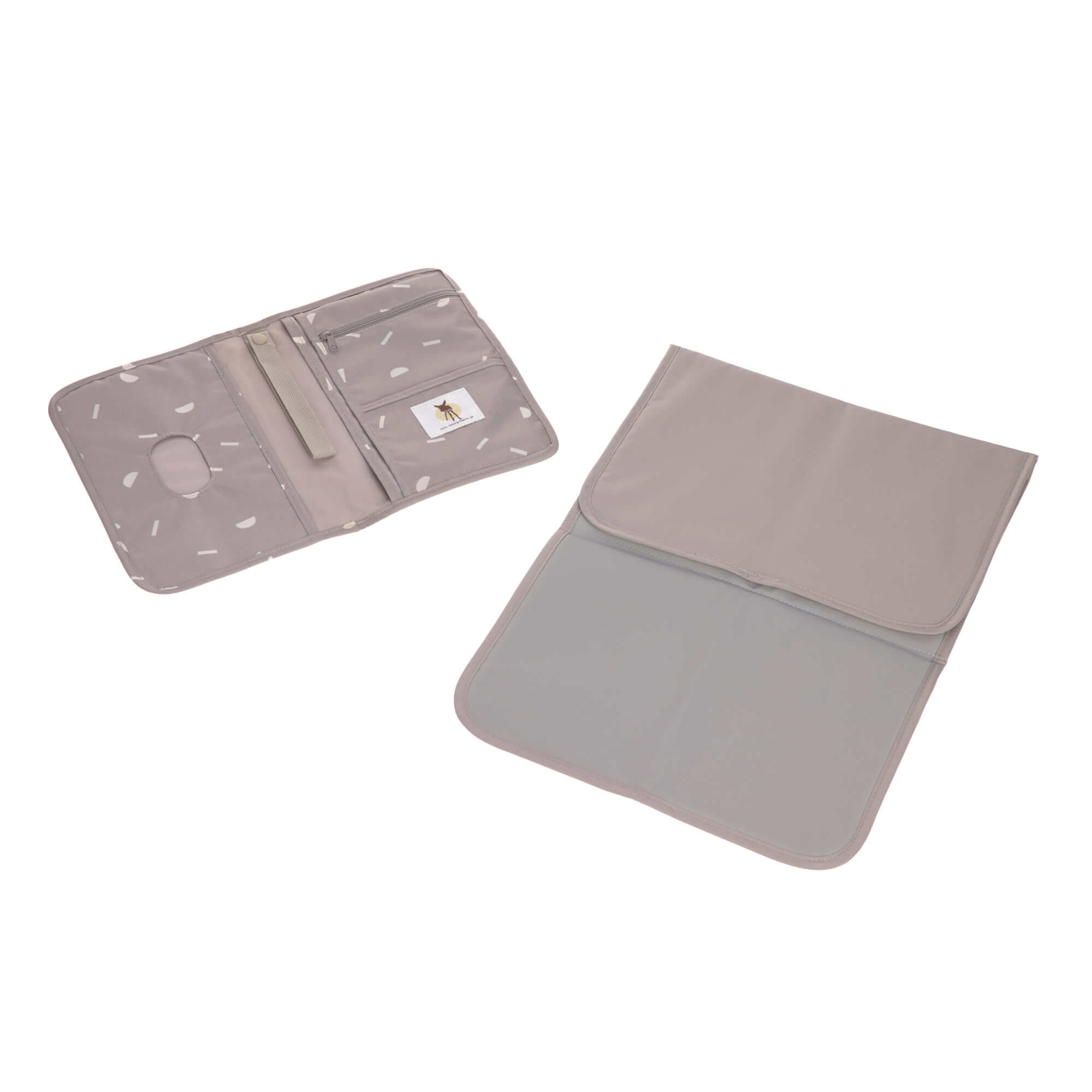 Windeltasche - Blocks Taupe, Grau