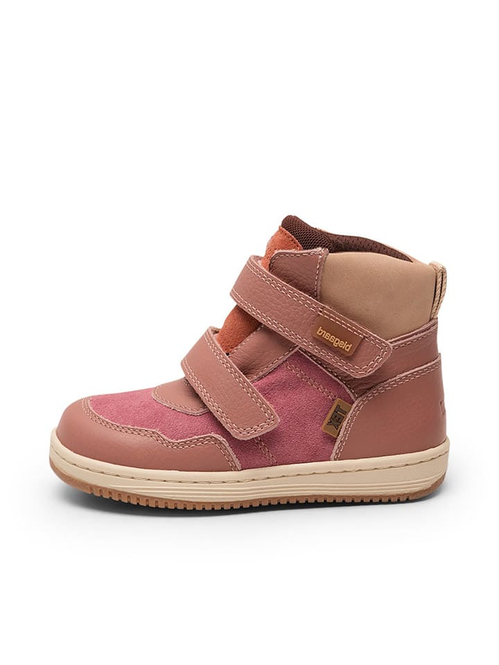 bisgaard Leder-Boots in Pink günstig kaufen