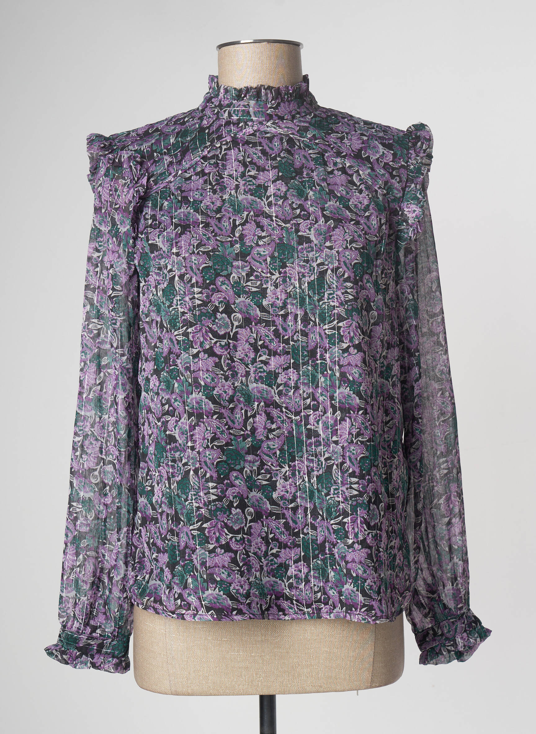 B Young Chemisiers Femme couleur violet