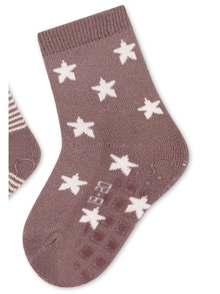 Sterntaler GOTS ABS Socken 2er-Pack Emmi in braun günstig kaufen