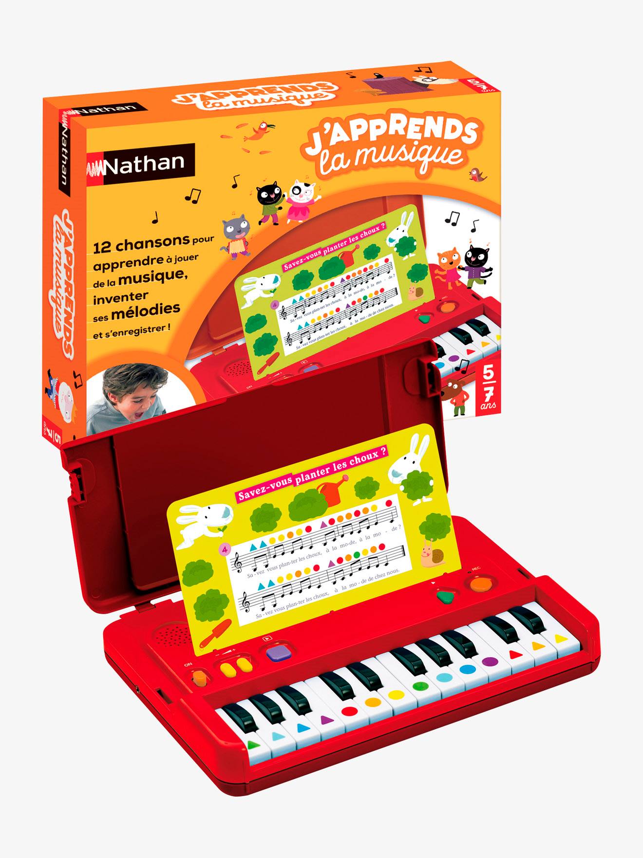 J'apprends la musique NATHAN rouge