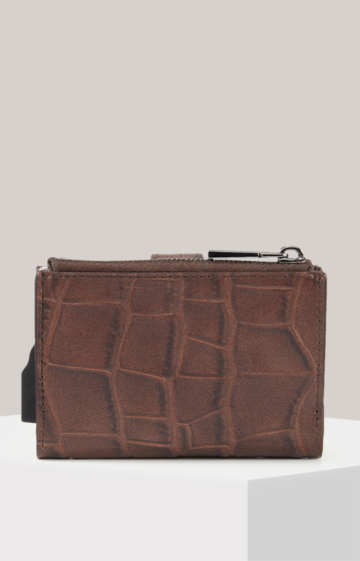 Karten-Etui Fano C-Four E-Cage in Dunkelbraun