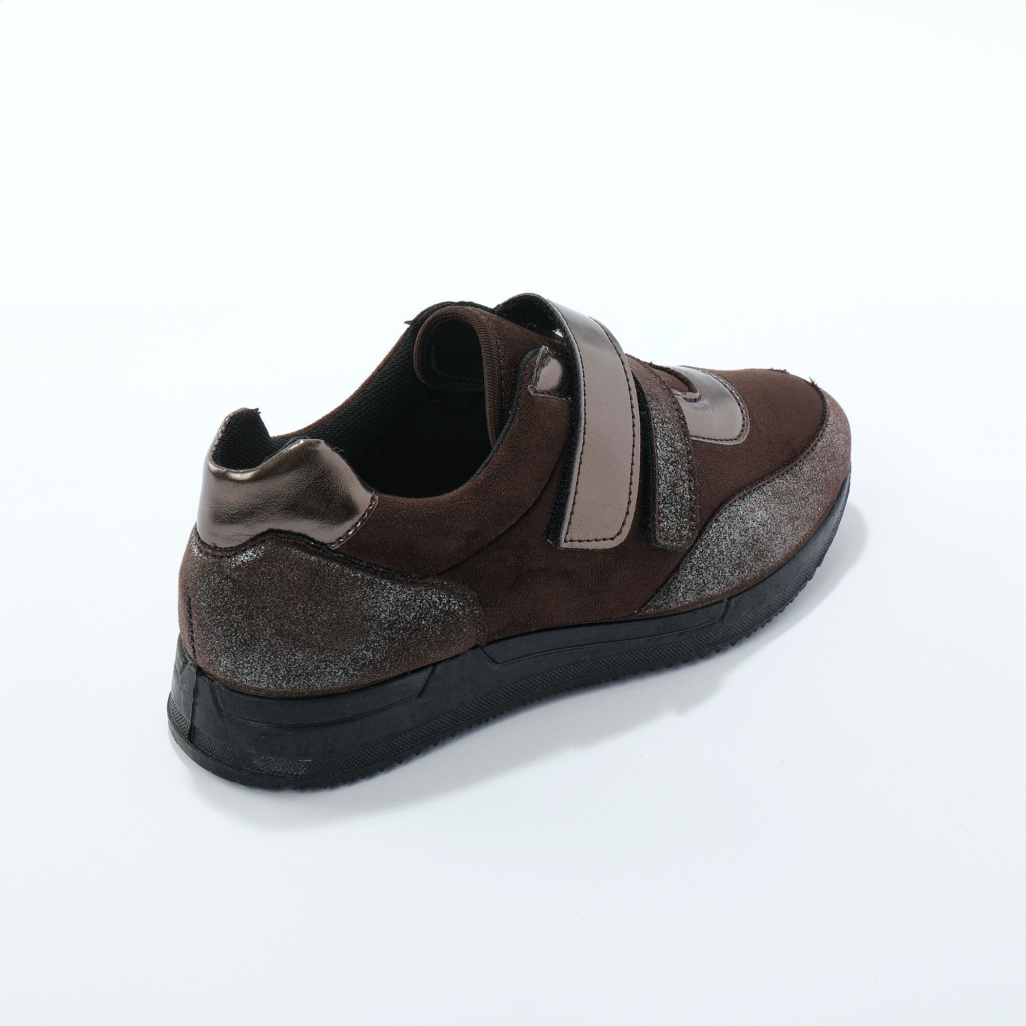 Baskets scratchées spécial pieds sensibles en tissu extensible