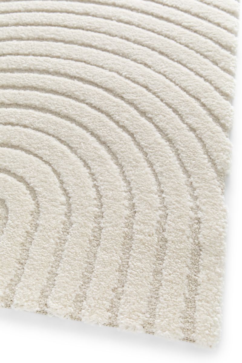 Webteppich Cocoon beige 80 x 150 cm