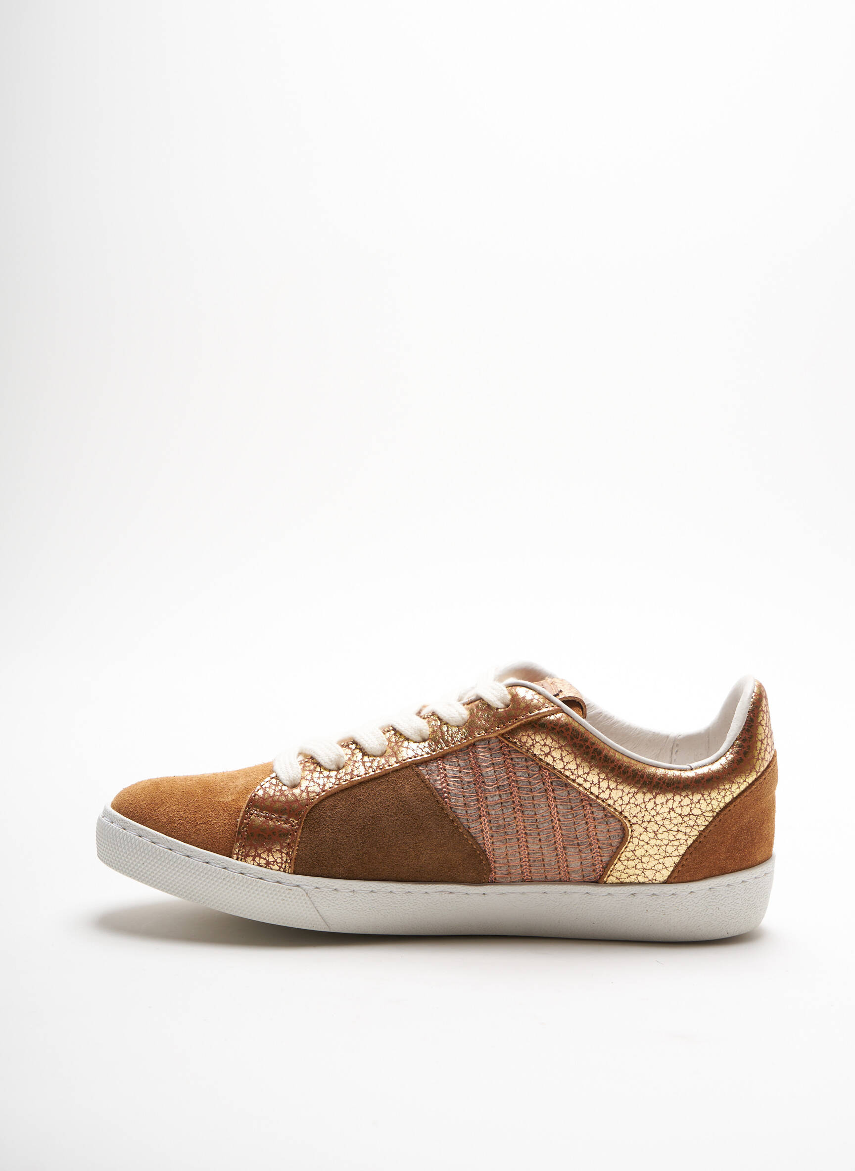 Craie Baskets Femme couleur marron