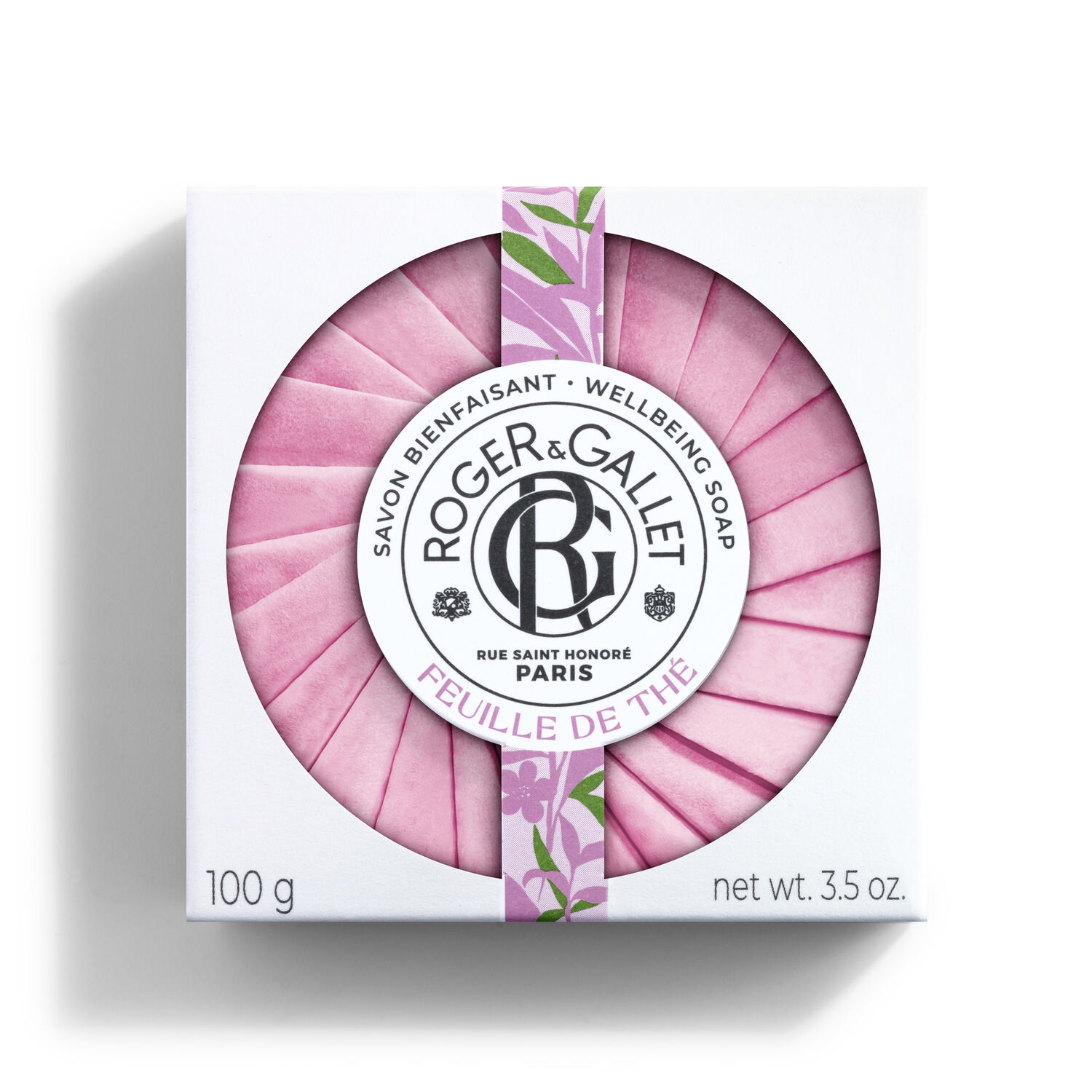 Roger&Gallet Feuille de Thé Savon Bienfaisant 100g