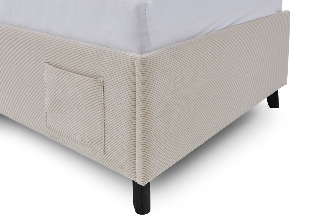 Meise Polsterbett Cool beige 120 x 200 cm