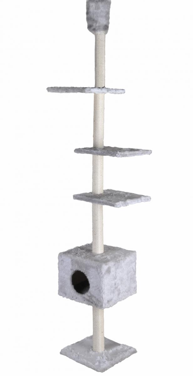 Cat Dream Katzen Kratzturm raumhoch grau