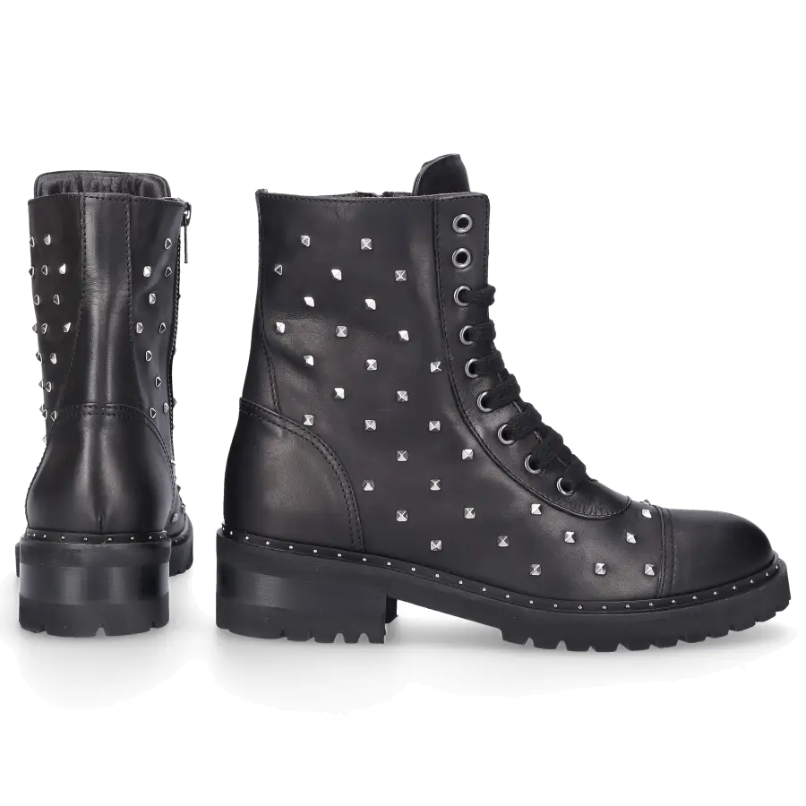 Via Roma 15 - Stiefeletten SAINT BARTH Kalbsleder schwarz - schwarz