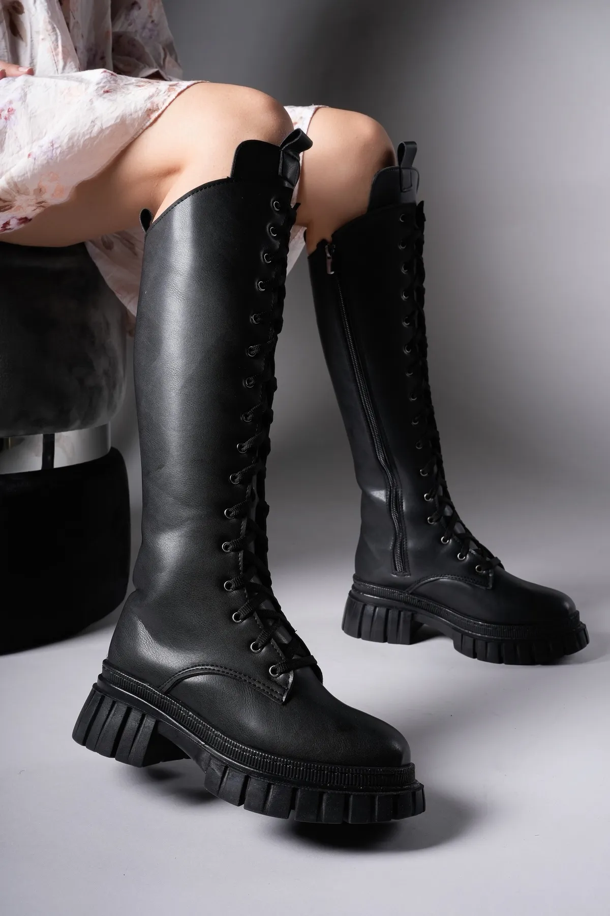 Riccon  Ringneth Damenstiefel 00121401 Schwarze Haut