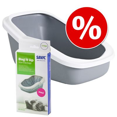 Savic Katzentoilette Aseo mit hohem Rand