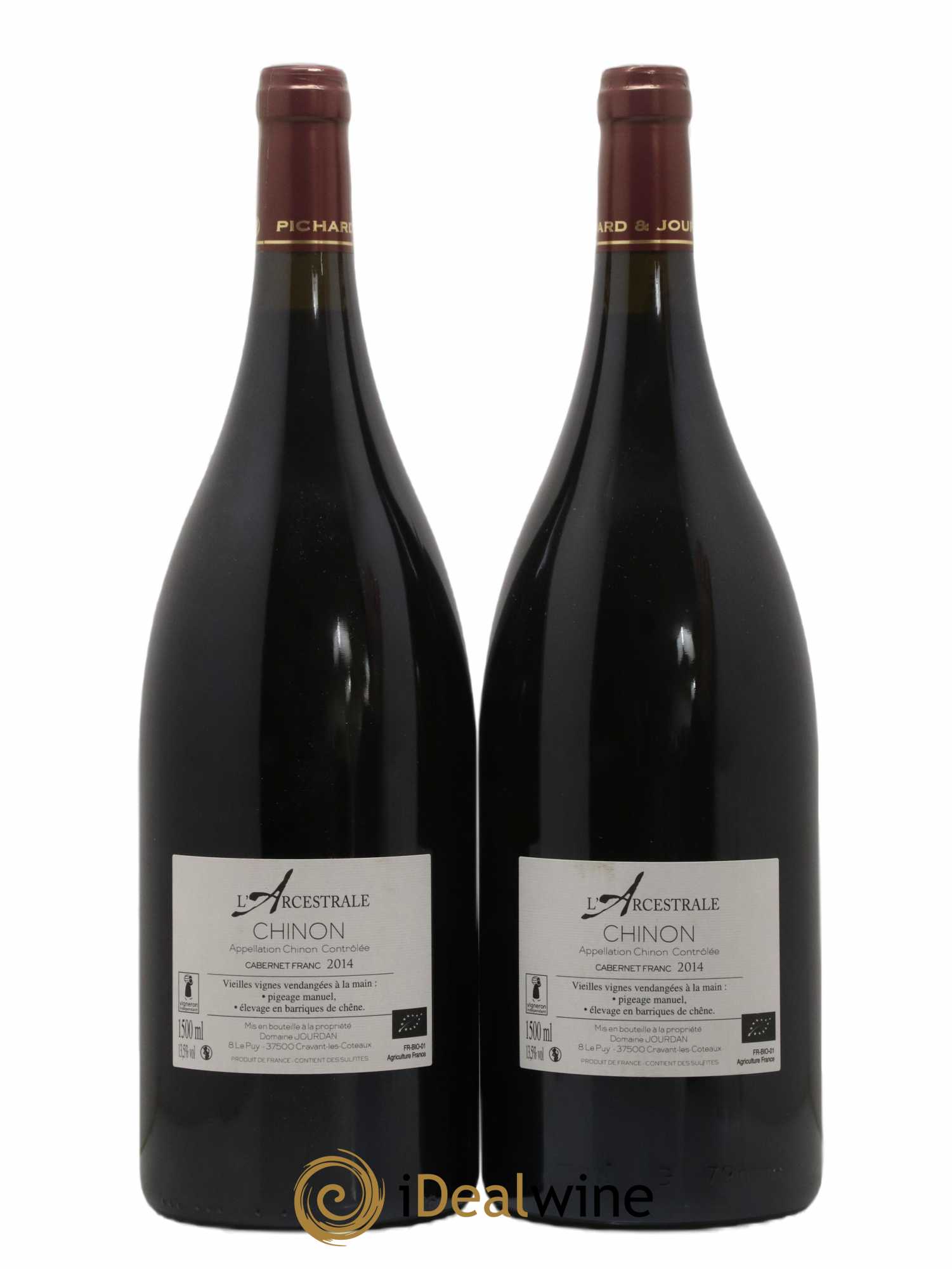Chinon l'Arcestrale Jourdan & Pichard 2014 - Lot de 2 Magnums