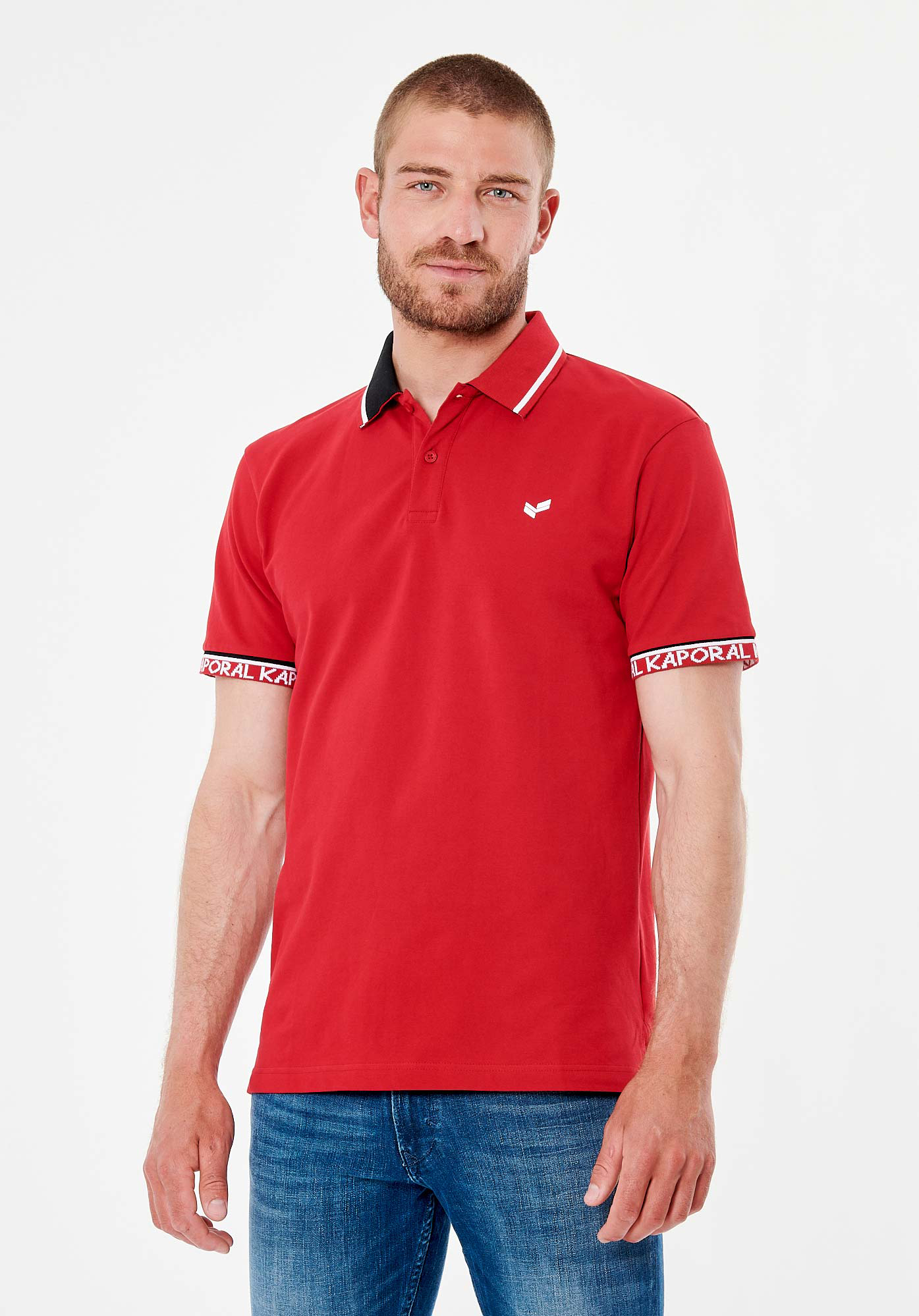 TETRO  Polo rouge homme