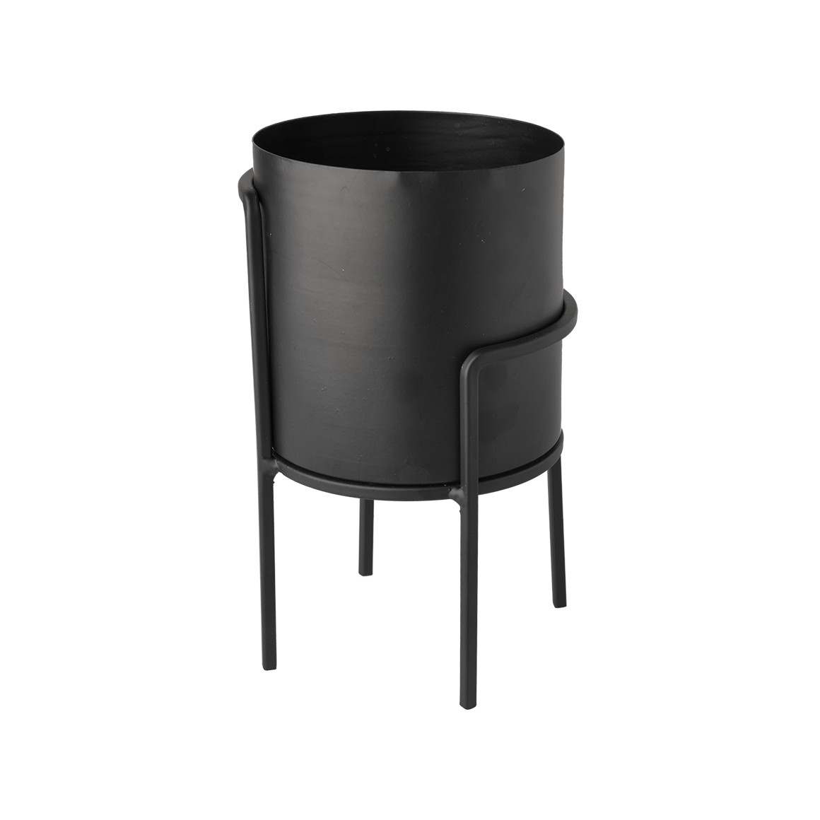 Kleiner Blumentopf aus Metall