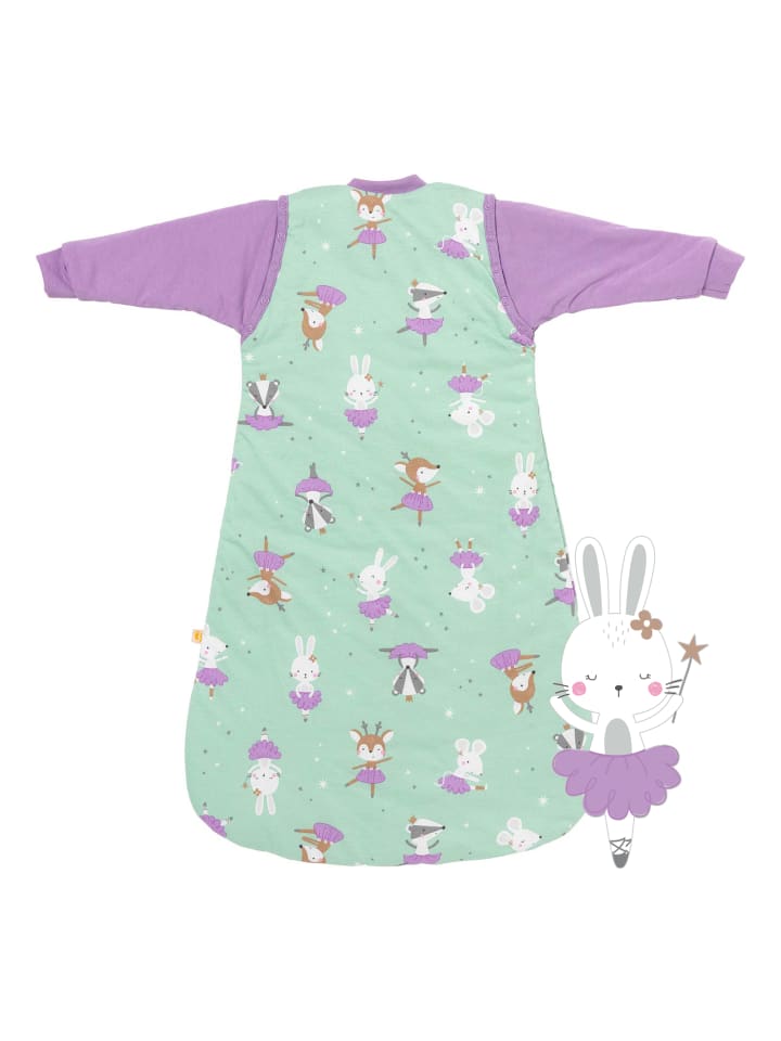 Schlummersack Babyschlafsack, 1.0 TOG in Mint-Lila günstig kaufen