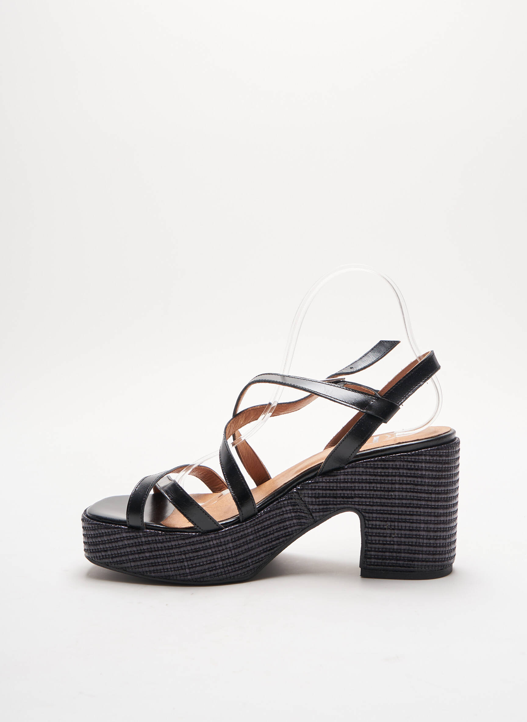 Sarenza Sandales Nu Pieds Femme couleur noir