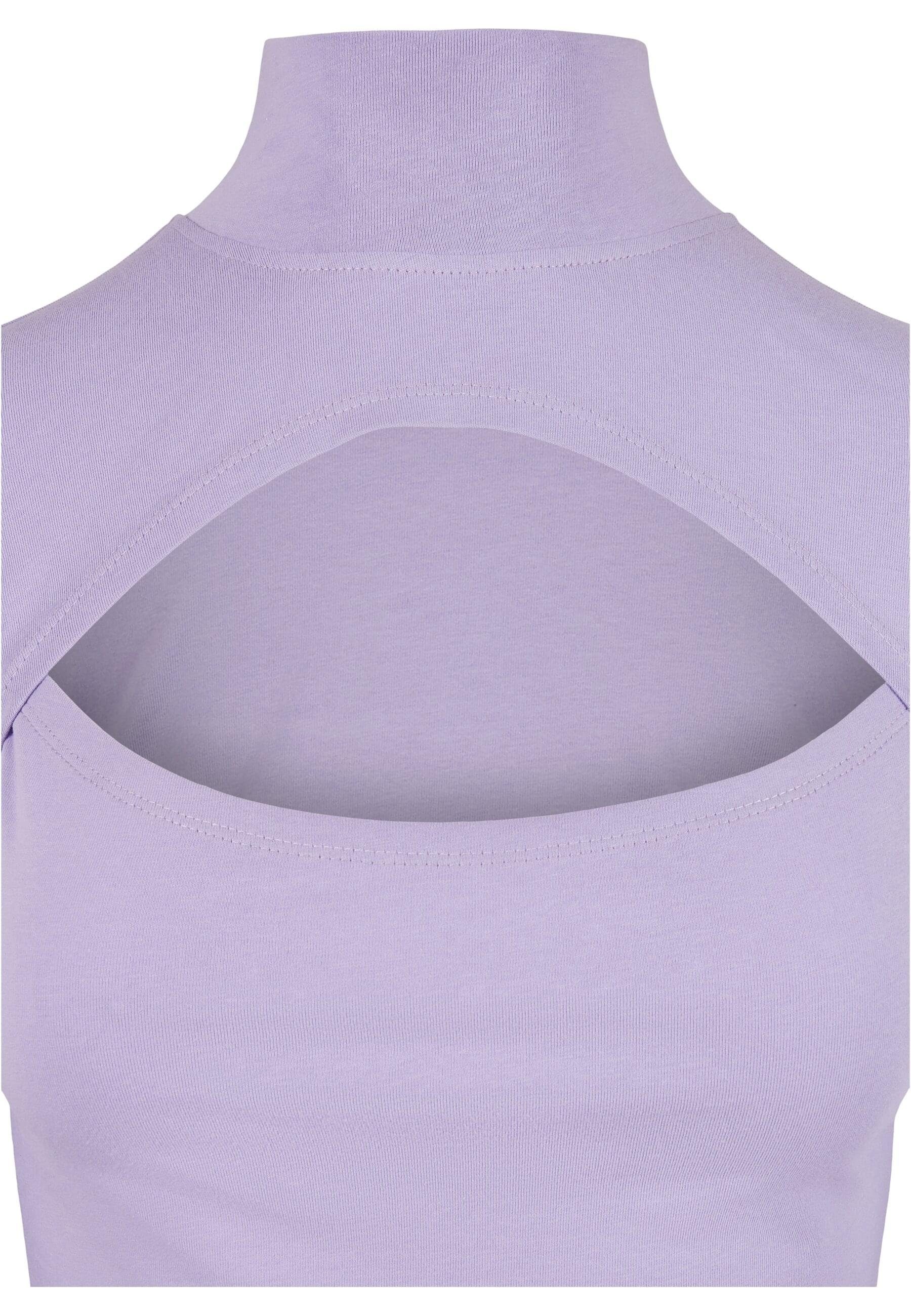 URBAN CLASSICS Langarmshirt Damen Ladies Cut-Out Turtleneck Longsleeve (1-tlg)
