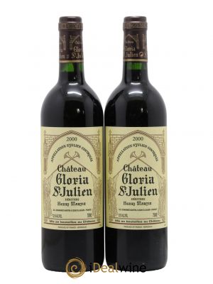 Château Gloria  2000 - Lot de 2 Bouteilles