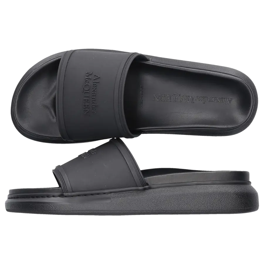 Alexander McQueen - Sandalen HYBRID OVERSIZED Gummi - schwarz