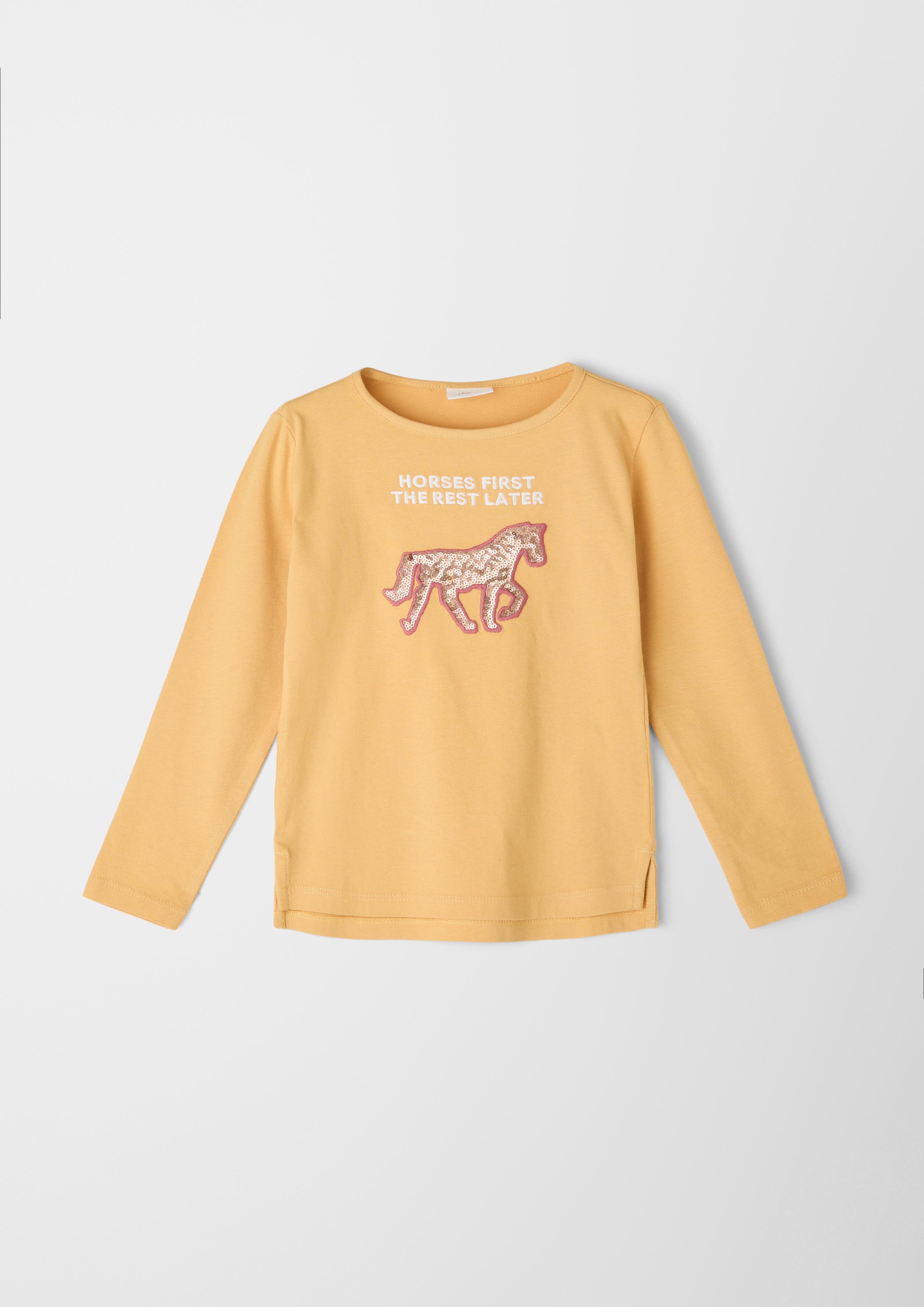 Longsleeve mit Pferdemotiv  2119285-1610