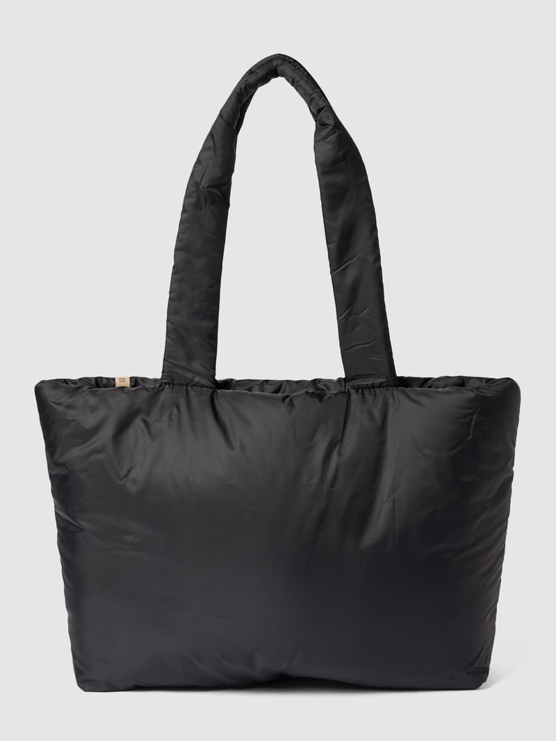 Shopper mit Label-Detail Modell 'Misca' in schwarz