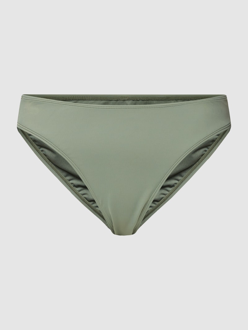 Bikini-Slip mit floralem Allover-Muster Modell 'RITA' in khaki