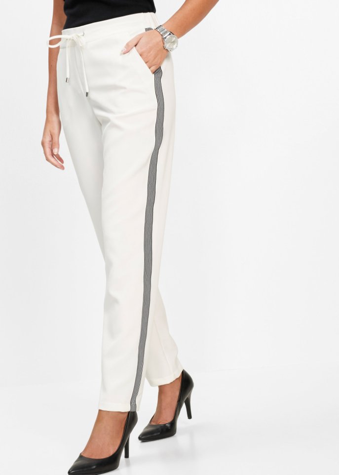 Schlupfhose mit Zierstreifen