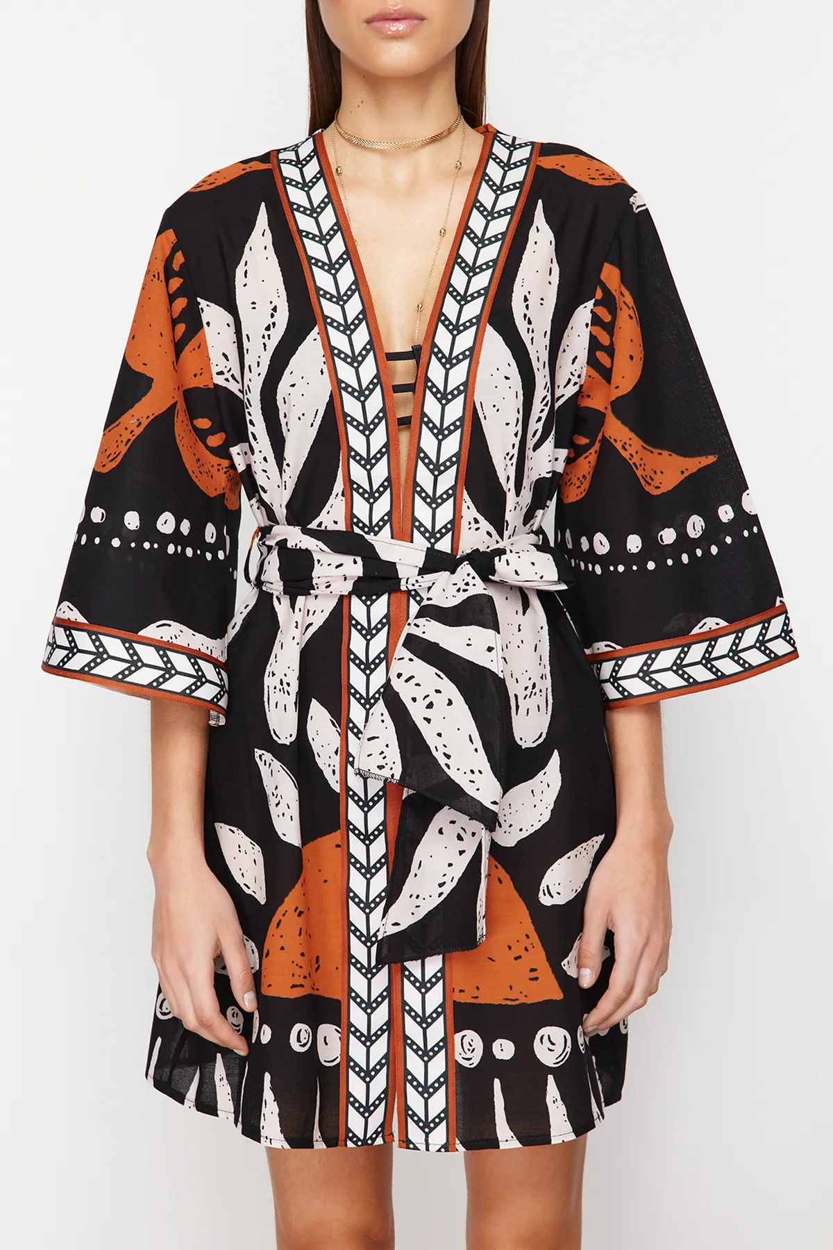 Trendyol Collection  Kimono & Kaftan - Mehrfarbig - Regular Fit