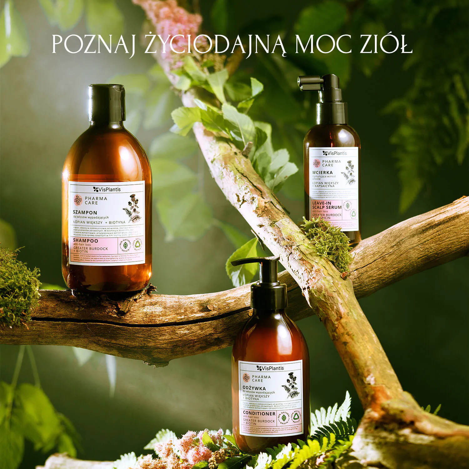 Vis Plantis Pharma Care šampon za gubitak kose s čičkom i biotinom