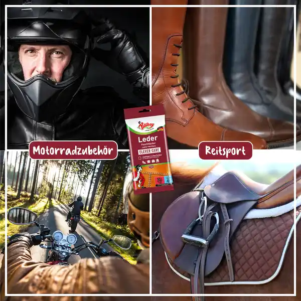 Leder Feuchttücher