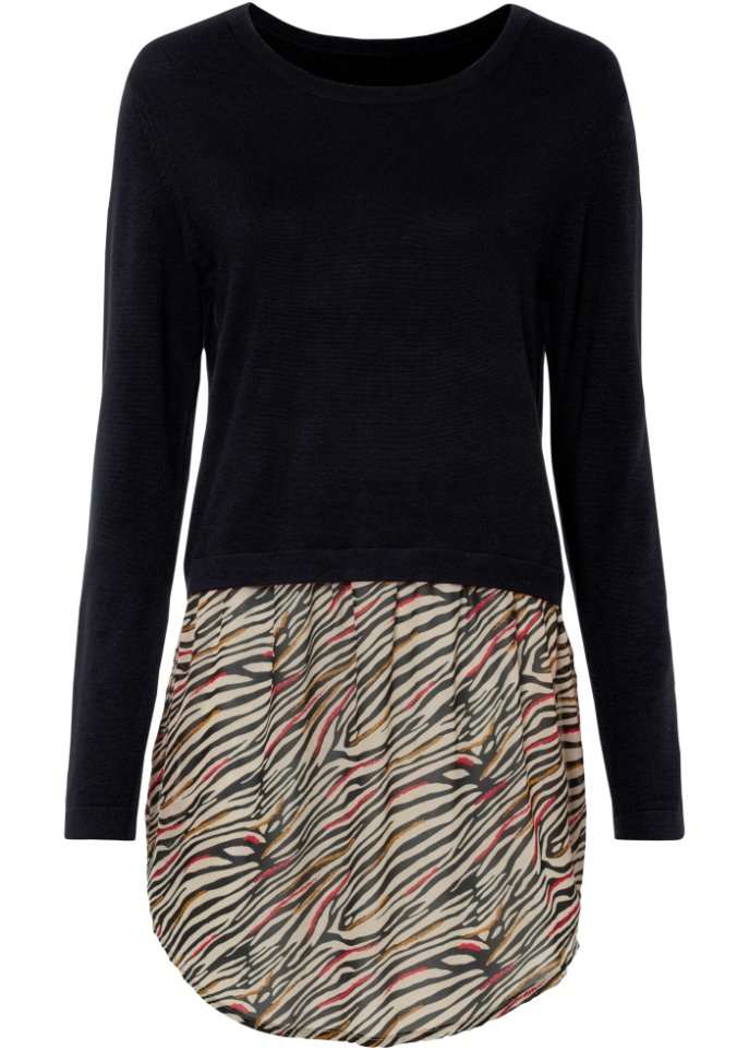 Pullover mit Rockansatz
