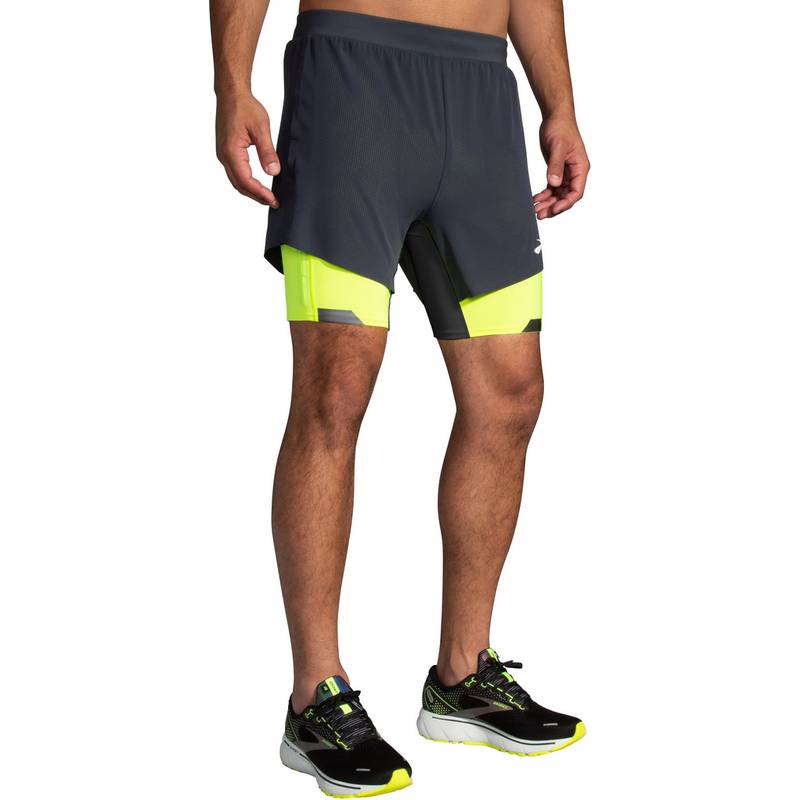 Brooks Visible Funktionsshorts Herren