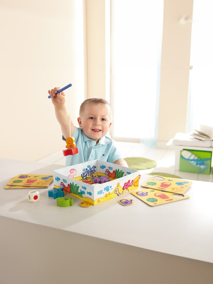 Haba Lernspielzeug verschiedene pädagogische Spiele in Fische angeln günstig kaufen onesize