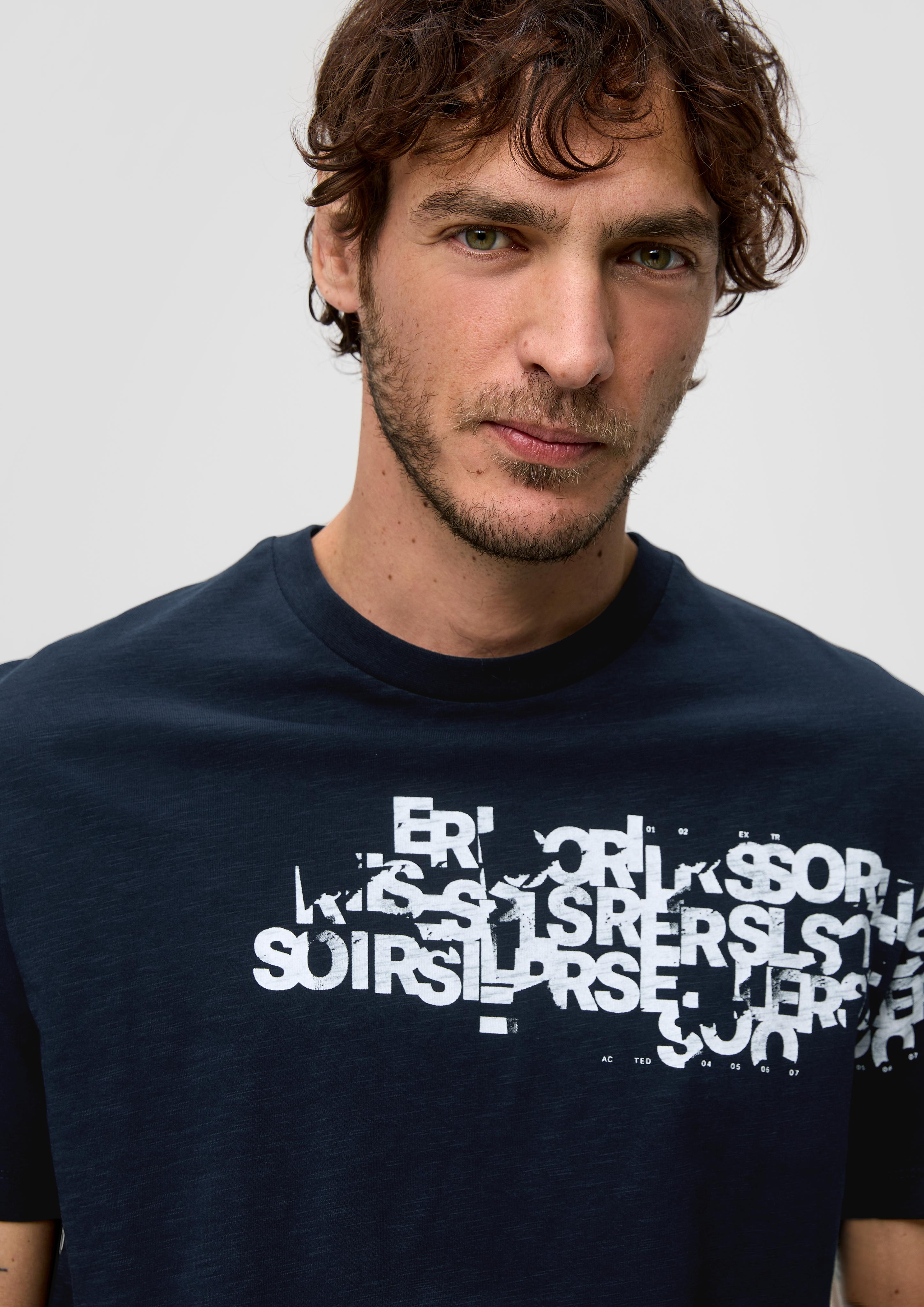 T-Shirt mit Rundhalsausschnitt  2143918-59D2