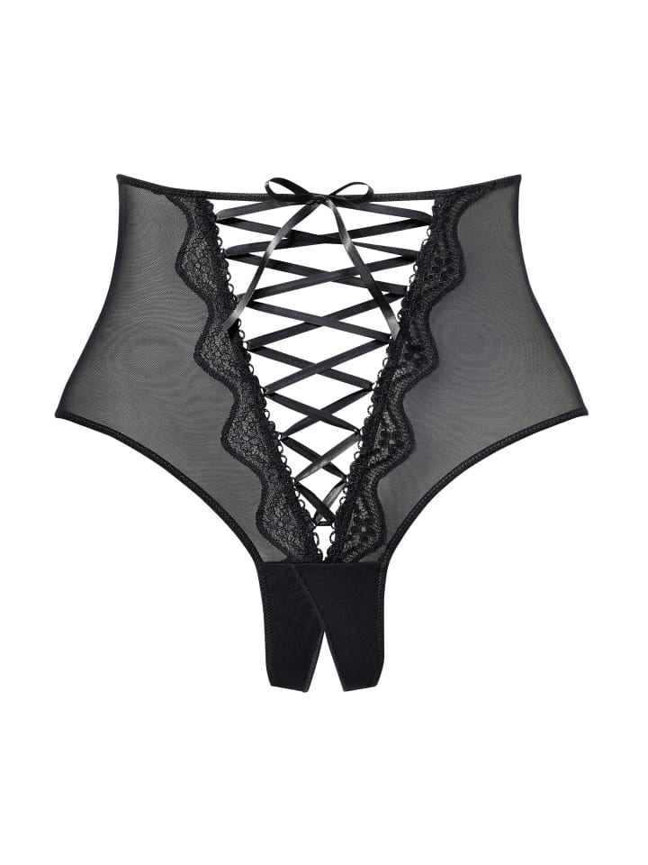 PETITE FLEUR GOLD High-Waist-String in schwarz günstig kaufen