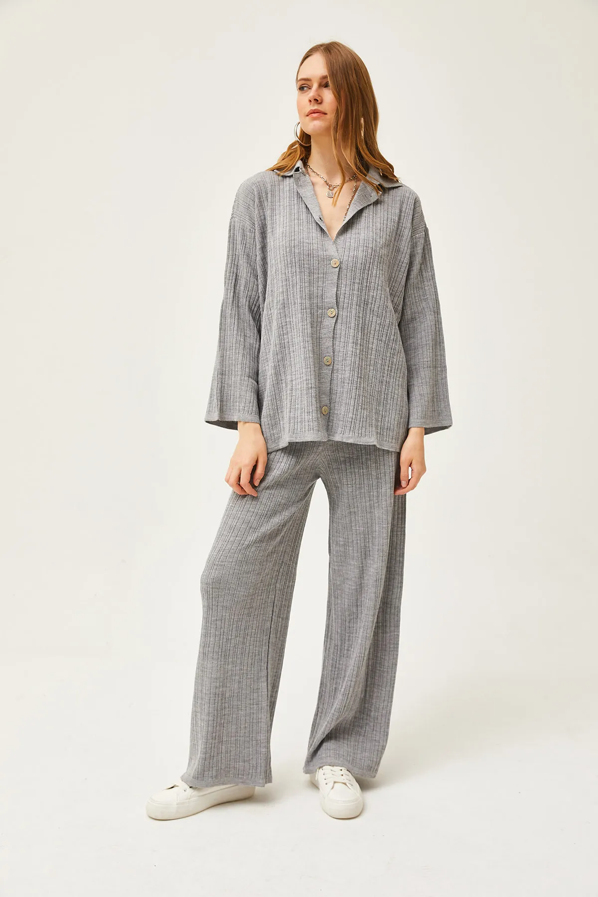 Olalook  Zweiteiler - Grau - Regular Fit