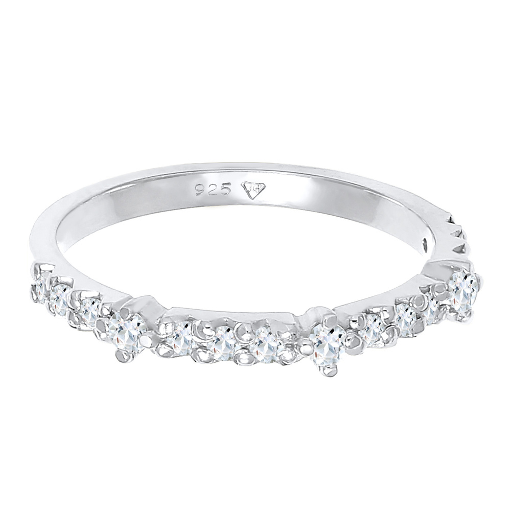 Elli PREMIUM Elli PREMIUM Bague Mémoire des dames Symbole d'amour éternel avec pierres topazes Bague