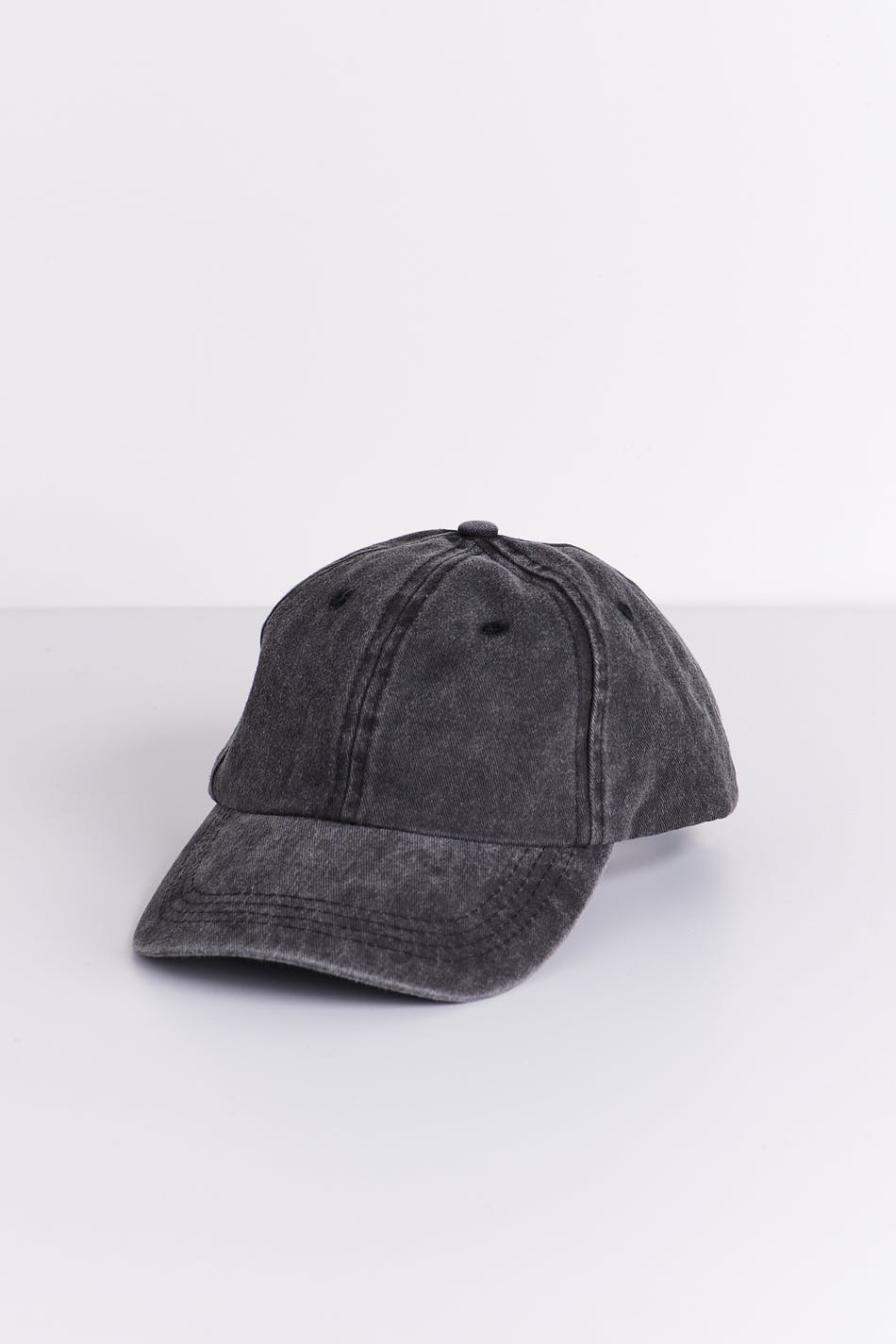 Washed cotton cap