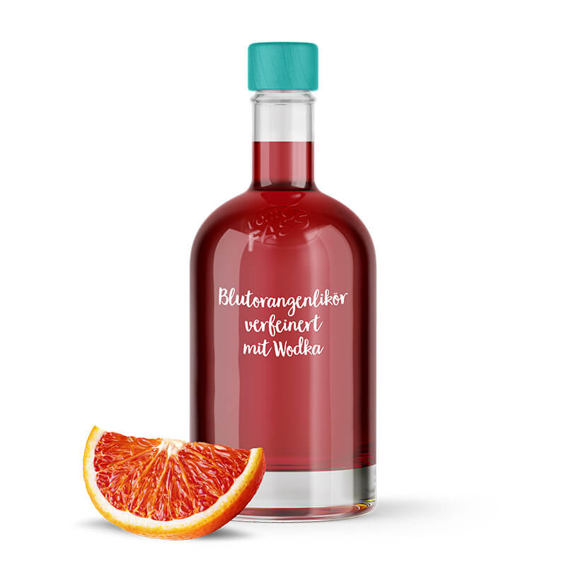 Blutorangenlikör verfeinert mit Wodka