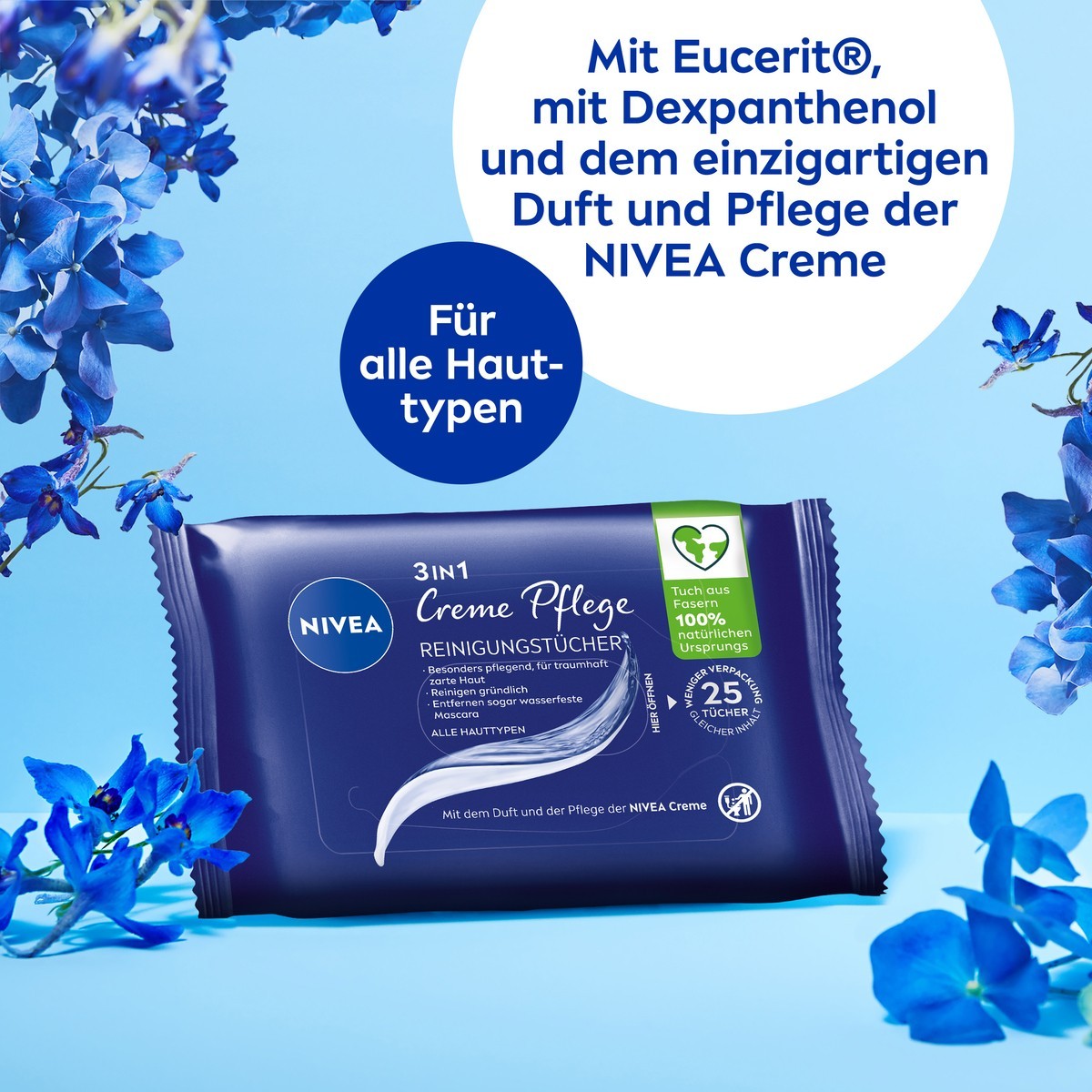 Reinigungstücher Creme Pflege
